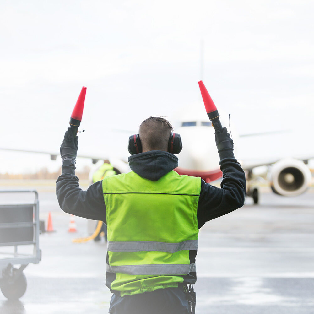 grounds crew at airport